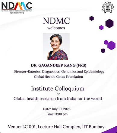 Institute Colloquium by Dr. Gagandeep Kang