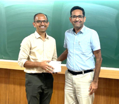 Visit by Prof. Sarang Deo